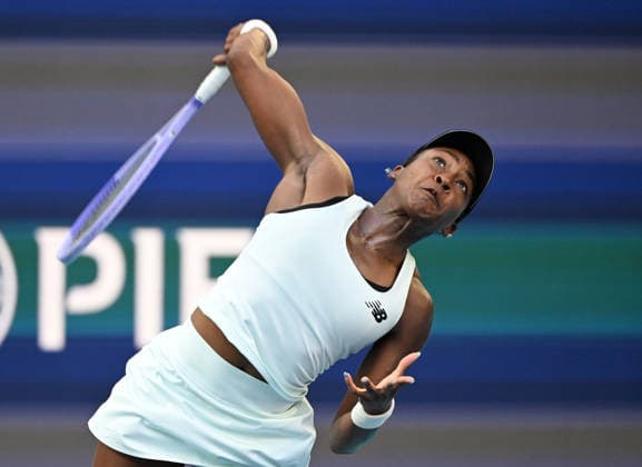 MIAMI GARDENS FL - MARCH 20: Coco Gauff vs Elisabetta Cocciaretto during The 2026 Miami Open held at Hard Rock Stadium on March 20, 2026 in Miami Gardens, Florida. Copyright: xmpi04x