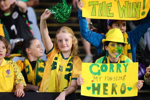Australian fans during the AFC Womens Asian Cup 2026 Final match between Japan Women and Australia Women at Stadium Australia, Sydney, Australia on 21 March 2026. Copyright: xPeterxDovganx 44690003