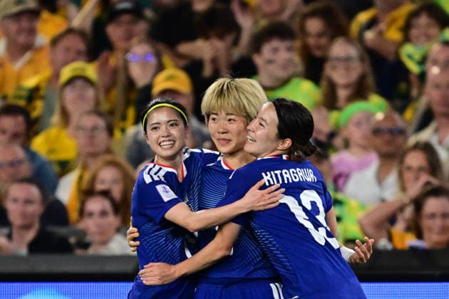 SOCCER ASIAN CUP WOMEN FINAL, Maika Hamano of Japan celebrates after scoring the opening goal during the AFC Women™s Asian Cup Final match between Japan and Australia at Accor Stadium in Sydney, Saturday, March 21, 2026. ( NO ARCHIVING, EDITORIAL USE ONLY SYDNEY NEW SOUTH WALES AUSTRALIA  Copyright: xDEANxLEWINSx 20260321117385125660