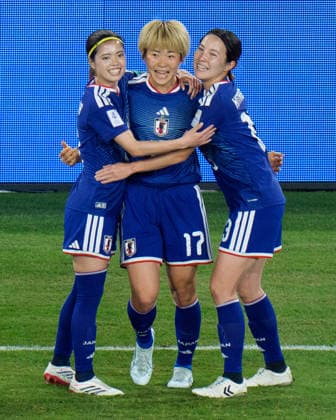 March 21, 2026, Sydney, Nsw, Australia: MAIKA HAMANO (17) of Japan celebrates after kicking the first goal during the final of the AFC Women s Asian Cup between Japan and Australia at Stadium Australia in Sydney, Australia. Soccer 2026: AFC Women s Asian Cup Final  - ZUMAl303 20260321_aaf_l303_004 Copyright: xSydneyxLowx
