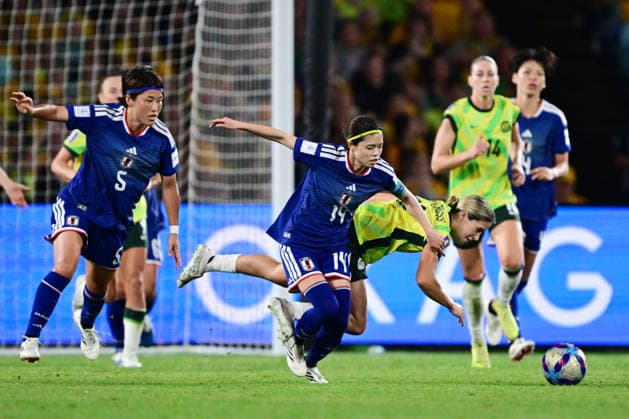 SOCCER ASIAN CUP WOMEN FINAL, Kyra Cooney-Cross of Australia is award a free kick for this tackle by Yui Hasegawa of Japan during the AFC Women™s Asian Cup Final match between Japan and Australia at Accor Stadium in Sydney, Saturday, March 21, 2026. ( NO ARCHIVING, EDITORIAL USE ONLY SYDNEY NEW SOUTH WALES AUSTRALIA  Copyright: xDEANxLEWINSx 20260321182480043189