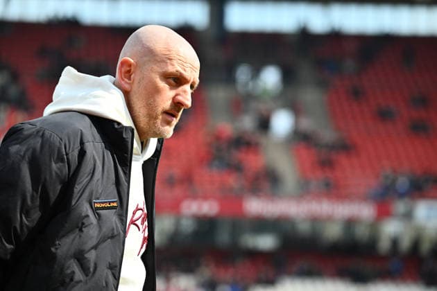 21.03.2026 - Fussball - Saison 2025 2026 - 2. Fussball - Bundesliga - 27. Spieltag: 1. FC Nürnberg FCN ( Club ) - 1. FC Kaiserslautern FCK ( Rote Roten Teufel ) - Sportfoto Zink - xwoxzix - DFL regulations prohibit any use of photographs as image sequences and or quasi-video - only for editorial use - Torsten Lieberknecht (Trainer 1. FC Kaiserslautern FCK )