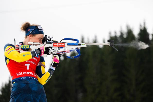 260321 Hanna Öberg of Sweden during zeroing ahead of women s 10 km pursuit during the IBU World Cup on March 21, 2026 in Oslo. Photo: Mathias Bergeld BILDBYRAN kod MB MB1351 skidskytte biathlon skiskyting världscupen ibu world cup jaktstart pursuit dam bbeng women kvinner *** 260321 Hanna Öberg of Sweden during zeroing ahead of women s 10 km pursuit during the IBU World Cup on March 21, 2026 in Oslo Photo Mathias Bergeld BILDBYRAN kod MB MB1351 skidskytte biathlon skiskyting världscupen ibu world cup jaktstart pursuit dam bbeng women kvinner  Copyright: MATHIASxBERGELD BB260321MB006