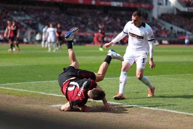 21.03.2026, xrekx, Fussball 2.Bundesliga, 1. FC Nuernberg - 1.FC Kaiserslautern v.l. Adam Markhiev (1.FC Nuernberg) Luca Sirch (1.FC Kaiserslautern) Foulspiel (DFL DFB REGULATIONS PROHIBIT ANY USE OF PHOTOGRAPHS as IMAGE SEQUENCES and or QUASI-VIDEO) Nuernberg