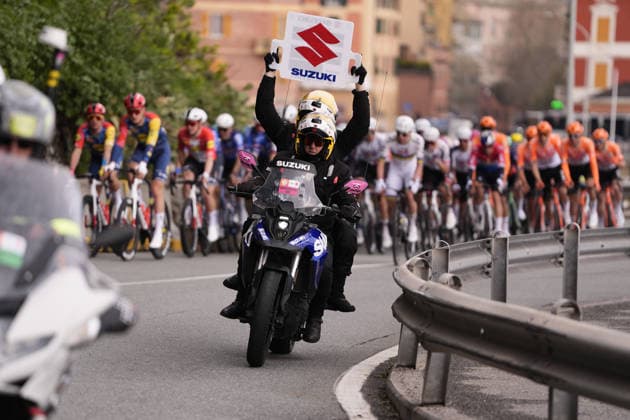 The race during the men s elite race of the Milano-Sanremo one day cycling race (298 km) from Pavia to Sanremo - North West Italy - March 20, 2026. - cycling .  Copyright: xFabioxFerrari LaPressex