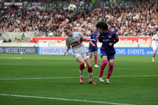 21.03.26 Frauen VfB Stuttgart - 1. FSV Mainz 05 Deutschland, Stuttgart, 21.03.2026, Fussball, Frauen, 2. Bundesliga, Saison 2025 2026, VfB Stuttgart - 1. FSV Mainz 05: Reena Wichmann (VfB Stuttgart).