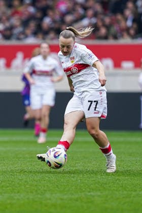 Leonie Schetter (VfB Stuttgart, 77), GER, VfB Stuttgart vs. 1. FSV Mainz 05, Fussball, Frauen, 2. Bundesliga, 20. Spieltag, Saison 2025 2026, 21.03.2026, GER, VfB Stuttgart vs. 1. FSV Mainz 05, Fussball, Frauen, 2. Bundesliga, 20. Spieltag, Saison 2025 2026, 21.03.2026 Stuttgart Copyright: xEibner-Pressefoto ChristianxLangx EP_CLG