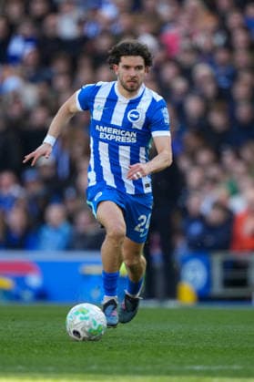 Brighton and Hove Albion v Liverpool, Premier League, Football, Amex Stadium, Brighton, UK - 21 Mar 2026 Ferdi Kadioglu of Brighton Brighton Amex Stadium Brighton UK, UK NEWSPAPERS OUT Copyright: xSeanxRyanx