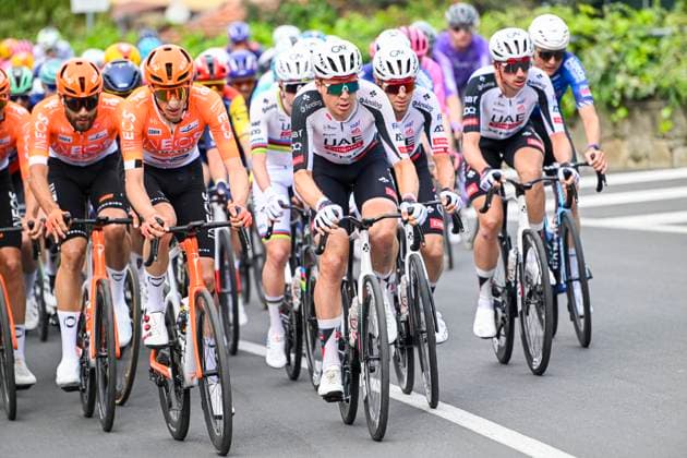 Milan Sanremo 2026 Cycling Race SANREMO, ITALY - MARCH 21 : Vermeersch Florian (BEL) of UAE Team Emirates - XRG during the 117th edition of Milan Sanremo an UCI World Tour 1.UWT one day cycling road race for Men Elite of 298 km with start in Pavia and finish in Sanremo on March 21, 2026 in Sanremo, Italy, 21 03 2026 ( Motordriver Guy De Vuyst - Sanremo Italy  Copyright: xNicoxVereeckenx