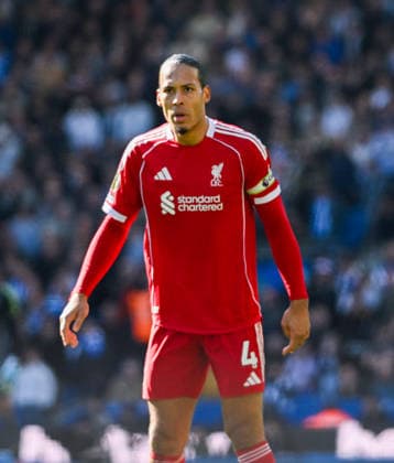 Virgil Van Dijk of Liverpool during the Premier League match between Brighton and Hove Albion and Liverpool at the American Express Stadium , Brighton , UK - 21st March 2026 Brighton & Hove Albion vs Liverpool Premier League Football, Amex Stadium, Sussex, United Kingdom - 21 Mar 2026Brighton Amex Stadium Sussex United Kingdom Editorial use only. No merchandising. For Football images FA and Premier League restrictions apply inc. no internet mobile usage without FAPL license - for details contact Football Dataco  Copyright: xSimonxDack TPI Shutterstockx 16784403ah