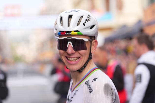 Tadej PogaÄar of UAE Team Emirates XRG winner during the men s elite race of the Milano-Sanremo one day cycling race (298 km) from Pavia to Sanremo - North West Italy - March 20, 2026. - cycling .  Copyright: xSpada LaPressex