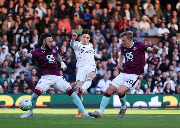21st March 2026; Craven Cottage, Fulham, London, England; Premier League Football, Fulham versus Burnley; Harry Wilson of Fulham scoring his sides 2nd goal in the 73rd minute to make it 2-1  JPxFletcher Content restricted for UK based newspaper