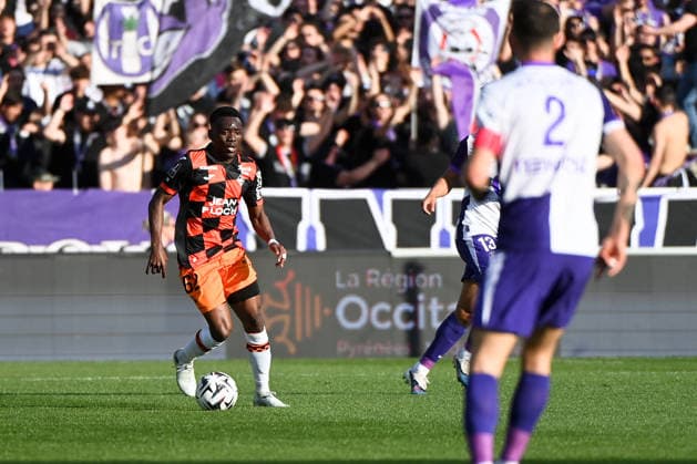 Toulouse FC v FC Lorient - Ligue 1 McDonald s 2025 2026 62 Arthur AVOM (fcl) during the Ligue 1 McDonald s match between Toulouse and Lorient at Stadium de Toulouse on March 21, 2026 in Toulouse, France. Toulouse France  Copyright: xFEPx 776348331