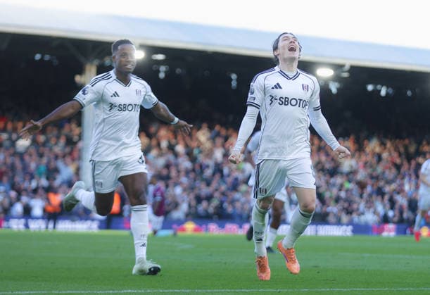 Fulham v Burnley, English Premier League , Craven Cottage, Craven Cottage, London, UK - 21 03 2026 Harry Wilson of Fulham of Fulham celebrates scoring their second goal during the Premier League game against Burnley at Craven Cottage London Craven Cottage London GBR, UK NEWSPAPERS OUT Copyright: xMarkxGreenwoodx