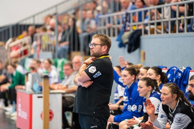 HSG Blomberg-Lippe (GER) vs. Vfl Oldenburg (GER), Handball, 1. Handball Bundesliga Frauen, 20. Spieltag, 21.3.2026, Saision 2025 2026, Blomberg Steffen Birkner (HSG Blomberg-Lippe, Trainer) Blomberg Sporthalle an der Ulmenallee Deutschland