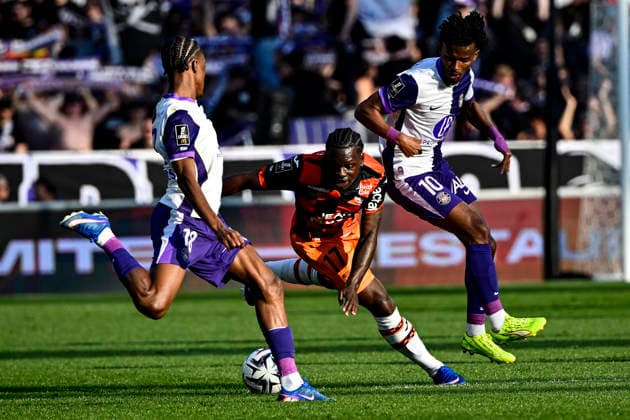 FOOTBALL : Toulouse vs Lorient - 27eme Journee de Ligue1 McDonald S - Toulouse - 21 03 2026 Arthur Avom (fcl) Toulouse  Copyright: xThierryxBretonx