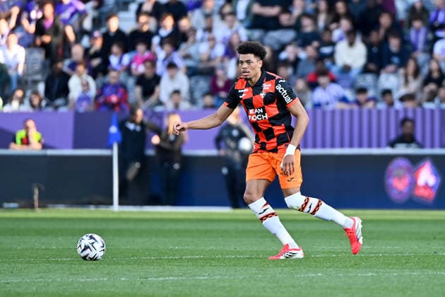 Toulouse FC v FC Lorient - Ligue 1 McDonald s 2025 2026 08 Noah CADIOU (fcl) during the Ligue 1 McDonald s match between Toulouse and Lorient at Stadium de Toulouse on March 21, 2026 in Toulouse, France. Toulouse France  Copyright: xFEPx 776348331