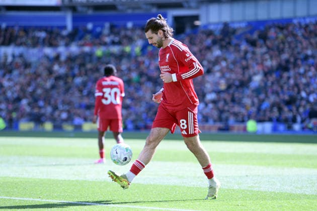 Brighton and Hove Albion v Liverpool, Premier League Dominik Szoboszlai Midfielder of Liverpool during the Premier League match between Brighton and Hove Albion and Liverpool at the American Express Stadium, Brighton and Hove, UK on 21 March 2026. Brighton and Hove American Express Stadium East Sussex UK Editorial use only DataCo restrictions apply See www.football-dataco.com , Copyright: xJeffxMoodx PSI-23949-0050