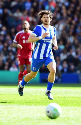 Brighton and Hove Albion v Liverpool, Premier League Ferdi KadÄ±oÄülu Defender of Brighton and Hove Albion during the Premier League match between Brighton and Hove Albion and Liverpool at the American Express Stadium, Brighton and Hove, UK on 21 March 2026. Brighton and Hove American Express Stadium East Sussex UK Editorial use only DataCo restrictions apply See www.football-dataco.com , Copyright: xJeffxMoodx PSI-23949-0070