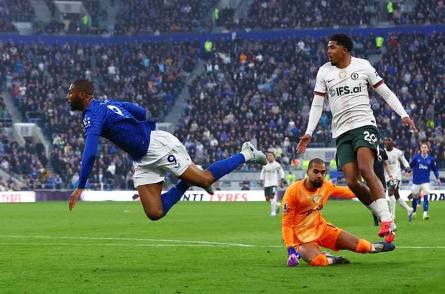 Beto of Everton scores the opening goal Everton v Chelsea, Premier League, Football, Hill Dickinson Stadium, Liverpool, UK - 21 Mar 2026Liverpool Hill Dickinson Stadium United Kingdom EDITORIAL USE ONLY No use with unauthorised audio, video, data, fixture lists, club league logos or live services. Online in-match use limited to 120 images, no video emulation. No use in betting, games or single club league player publications. Copyright: xMattxWest Shutterstockx 16783307q