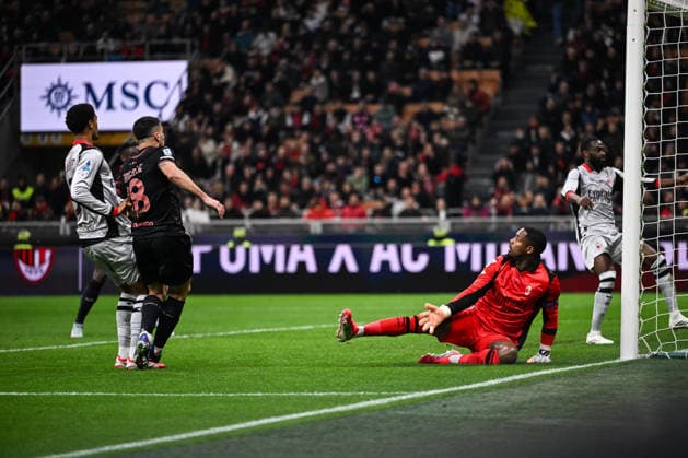 Giovanni Simeone of Torino FC scores a goal during the Italian Serie A football match between AC Milan and Torino FC on February 21th, Giuseppe Meazza San Siro Siro stadium in Milan, Italy  Copyright: xTizianoxBallabio IPAxSportx xipa-agency.netx xx IPA_73246211 IPA_Agency_IPA73246211
