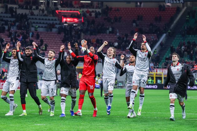 AC Milan vs Torino FC - Serie A 2025 26 - 21 03 2026 AC Milan players celebrate the victory at the end of the match during Serie A 2025 26 football match between AC Milan and Torino FC at San Siro Stadium in Milan Copyright: xBEAUTIFULxSPORTS Carabellix