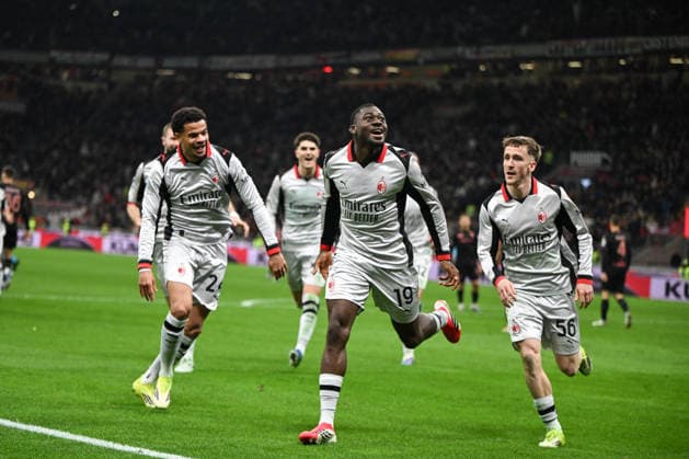 CALCIO - Serie A - AC Milan vs Torino FC Youssouf Fofana of AC Milan celebrating after a goal during the Italian Serie A football match between AC Milan and Torino FC on February 21th, Giuseppe Meazza San Siro Siro stadium in Milan, Italy Milan Italy  Copyright: xIPAxSport ABACAx