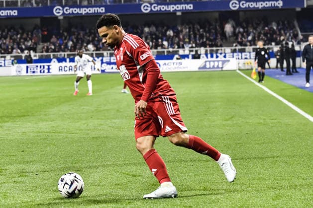 FOOTBALL : AJ Auxerre vs Stade Brestois 29 - Ligue 1 - JournÃ e 27 - 21 03 2026 Kenny Lala (Stade Brestois) AuxerreFrance  Copyright: xBaptistexAutissierx