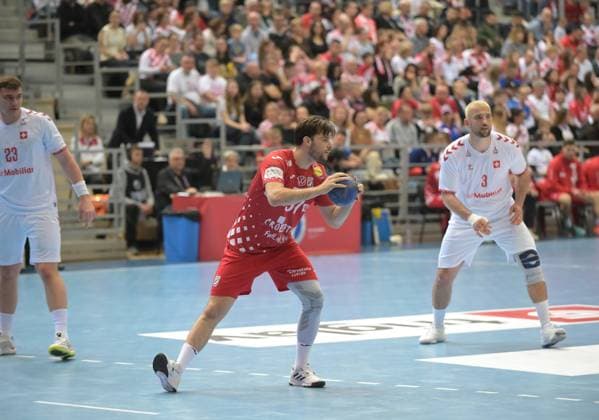 Croatia vs Switzerland Friendly Match 2026 , Sports Hall Gradski Vrt , Osijek, Croatia (CRO), 21.03.2026. Filip Glavas (Croatia 57) seen in action during Croatia vs Switzerland Friendly Match 2026 , Sports Hall Gradski Vrt , Osijek, Croatia (CRO), 21.03.2026. Copyright: xBEAUTIFULxSPORTS Stanusicx