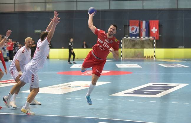 Croatia vs Switzerland Friendly Match 2026 , Sports Hall Gradski Vrt , Osijek, Croatia (CRO), 21.03.2026. Zvonimir Srna (Croatia 11) seen in action during Croatia vs Switzerland Friendly Match 2026 , Sports Hall Gradski Vrt , Osijek, Croatia (CRO), 21.03.2026. Copyright: xBEAUTIFULxSPORTS Stanusicx
