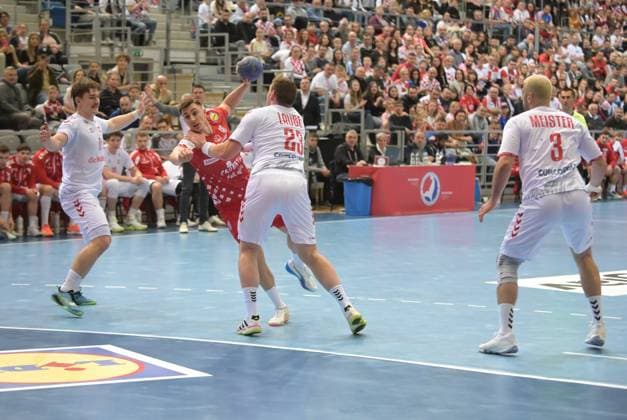 Croatia vs Switzerland Friendly Match 2026 , Sports Hall Gradski Vrt , Osijek, Croatia (CRO), 21.03.2026. Patrik Martinovic (Croatia 29) seen in action during Croatia vs Switzerland Friendly Match 2026 , Sports Hall Gradski Vrt , Osijek, Croatia (CRO), 21.03.2026. Copyright: xBEAUTIFULxSPORTS Stanusicx