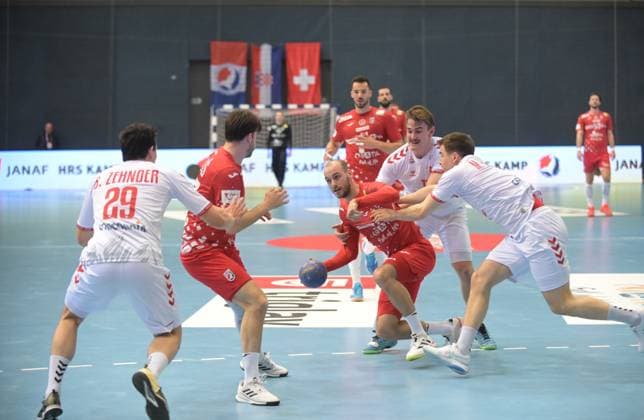 Croatia vs Switzerland Friendly Match 2026 , Sports Hall Gradski Vrt , Osijek, Croatia (CRO), 21.03.2026. Ivano Pavlovic (Croatia 13) seen in action during Croatia vs Switzerland Friendly Match 2026 , Sports Hall Gradski Vrt , Osijek, Croatia (CRO), 21.03.2026. Copyright: xBEAUTIFULxSPORTS Stanusicx