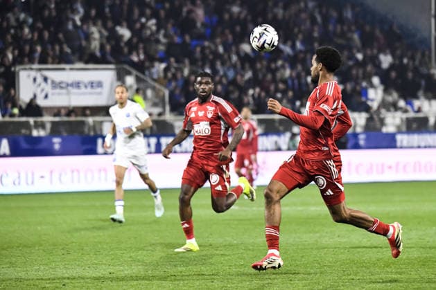 FOOTBALL : AJ Auxerre vs Stade Brestois 29 - Ligue 1 - JournÃ e 27 - 21 03 2026 Remy Labeau Lascary (Stade Brestois) AuxerreFrance  Copyright: xBaptistexAutissierx