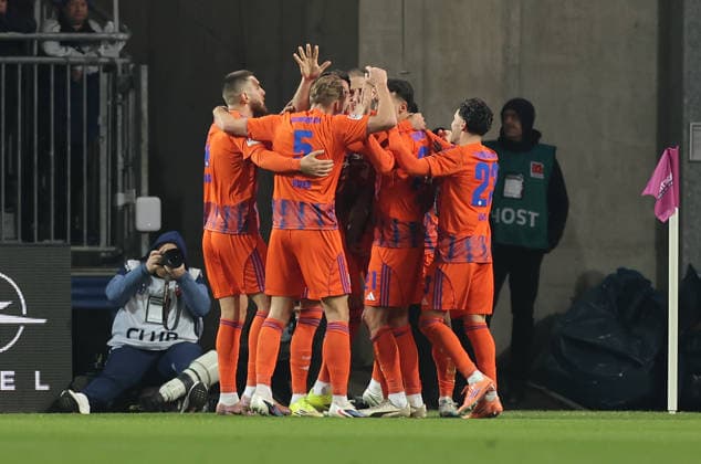 21.03.2026, Fussball 2. Bundesliga, SV Darmstadt 98 - FC Schalke 04, v.l., Torjubel zum 0:1 durch Moussa Sylla (FC Schalke 04), Goal celebration, celebrate the goal DFL DFB REGULATIONS PROHIBIT ANY USE OF PHOTOGRAPHS AS IMAGE SEQUENCES AND OR QUASI-VIDEO. xdcx