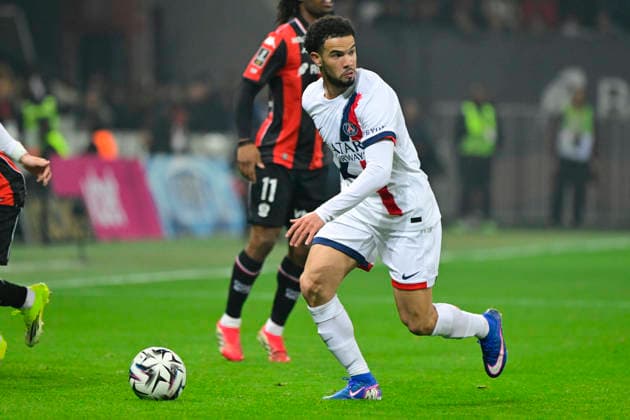 FOOTBALL : OGC Nice VS Paris Saint-Germain - Ligue 1 McDonald s - 21 03 2026 Warren ZaÃ¯re-Emery (PSG) - Ligue 1 McDonald™s match between OGC Nice and Paris Saint Germain on March 21, 2026 at the Allianz Riviera Stadium in Nice. NiceFrance  Copyright: xWilliamxCannarellax