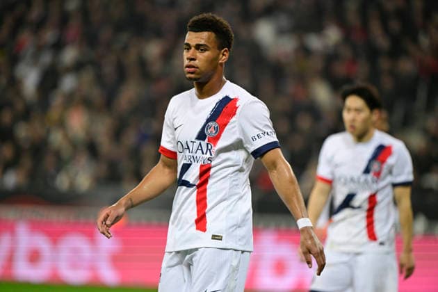 FOOTBALL : OGC Nice VS Paris Saint-Germain - Ligue 1 McDonald s - 21 03 2026 DÃ sirÃ DouÃ (PSG) - Ligue 1 McDonald™s match between OGC Nice and Paris Saint Germain on March 21, 2026 at the Allianz Riviera Stadium in Nice. NiceFrance  Copyright: xWilliamxCannarellax