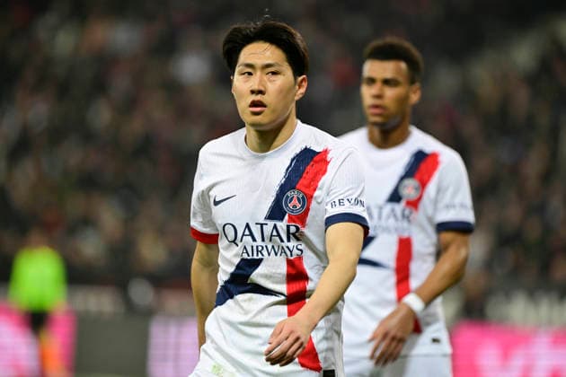 FOOTBALL : OGC Nice VS Paris Saint-Germain - Ligue 1 McDonald s - 21 03 2026 Kang-in Lee (PSG) - Ligue 1 McDonald™s match between OGC Nice and Paris Saint Germain on March 21, 2026 at the Allianz Riviera Stadium in Nice. NiceFrance  Copyright: xWilliamxCannarellax