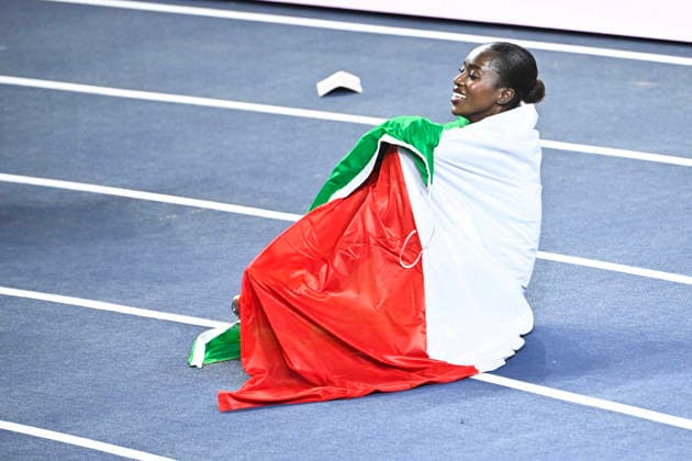 Italy s Zaynab Dosso wins gold in the women s 60m at the World Athletics Indoor Championships at the Kujawsko-Pomorska Arena in Torun, Poland, March 21, 2026. TORUN POLAND x10080x *** Italy s Zaynab Dosso wins gold in the women s 60m at the World Athletics Indoor Championships at the Kujawsko Pomorska Arena in Torun, Poland, March 21, 2026 TORUN POLAND x10080x  Copyright: xFredrikxSandberg TTx WORLD ATHLETICS INDOOR CHAMPIONSHIPS 2026