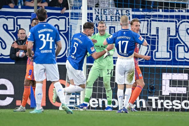 21.03.2026, Fussball, 2. Bundesliga, Saison 2025 2026, 26. Spieltag, SV Darmstadt 98 - FC Schalke 04, Torwart Loris Karius (FC Schalke 04) xRHR-FOTO YYx