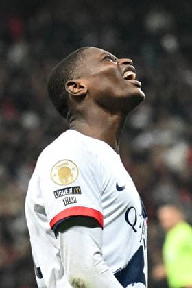 OGC Nice v Paris Saint-Germain - Ligue 1 McDonald s 2025 2026 25 Nuno MENDES (psg) during the Ligue 1 McDonald s match between Nice and Paris Saint-Germain at Allianz Riviera on March 21, 2026 in Nice, France. Nice France  Copyright: xFEPx 776348332