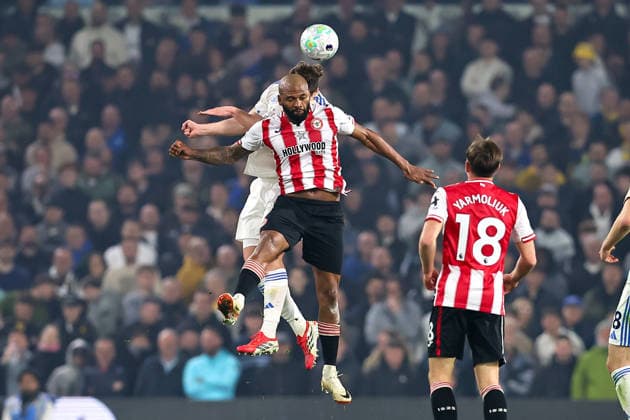 Leeds United v Brentford, Premier League Jaka Bijol of Leeds United and Igor Thiago of Brentford go to head the ball during the Leeds United v Brentford Premier League match at Elland Road, Leeds, England on 21 March 2026 Credit: Ryan Crockett Every Second Media Editorial use only. All images are copyright Every Second Media Limited. No images may be reproduced without prior permission. All rights reserved. Premier League and Football League images are subject to licensing agreements with Football DataCo Limited. see https: www.football-dataco.com Copyright: xIMAGO EveryxSecondxMediax ESM-1868-0067 RyanxCrockettx xEveryxSecondxMediax