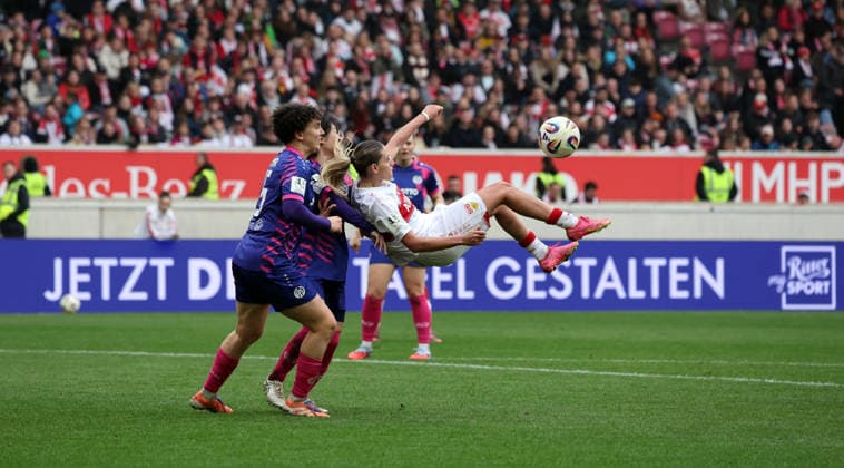 21.03.26 Frauen VfB Stuttgart - 1. FSV Mainz 05 Deutschland, Stuttgart, 21.03.2026, Fussball, Frauen, 2. Bundesliga, Saison 2025 2026, VfB Stuttgart - 1. FSV Mainz 05: Daphina Redzepi (VfB Stuttgart).