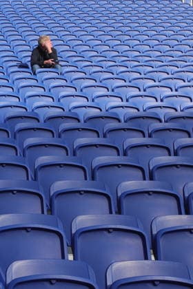 Everton v Chelsea, Premier League Everton fan during the Premier League match between Everton and Chelsea at Hill Dickinson Stadium, Liverpool, UK on 21 March 2026. Liverpool Hill Dickinson Stadium Merseyside UK Editorial use only DataCo restrictions apply See www.football-dataco.com , Copyright: xAlunxRobertsx PSI-23944-0181