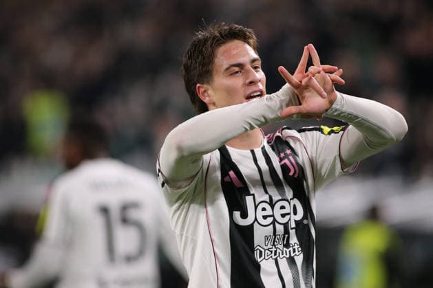 CALCIO - Serie A - Juventus FC vs US Sassuolo Kenan Yildiz (Juventus FC) celebrates during Juventus FC vs US Sassuolo, Italian soccer Serie A match in Turin, Italy, March 21 2026 Turin Italy  Copyright: xIPAxSport ABACAx