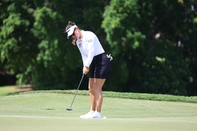 GOLF AUSTRALIAN WPGA, Australia s Hannah Green putts on the 4th hole during the final round of the 2026 Australian WPGA Championship at Sanctuary Cove Golf and Country Club on the Gold Coast, Sunday, March 22, 2026. ( NO ARCHIVING, EDITORIAL USE ONLY GOLD COAST QUEENSLAND AUSTRALIA  Copyright: xJASONxO BRIENx 20260322177684622896