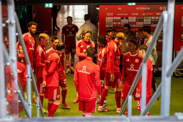 Deutschland: 2.Bundesliga 2025 26 Fortuna Düsseldorf vs Hertha BSC, 27. Spieltag - 22.03.2026 - MERKUR SPIEL-ARENA (Düsseldorf): Vor dem Spiel-Fortuna Düsseldorf