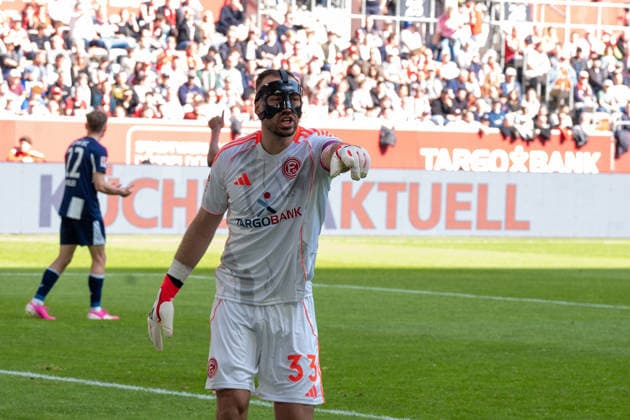 Deutschland: 2.Bundesliga 2025 26 Fortuna Düsseldorf vs Hertha BSC, 27. Spieltag - 22.03.2026 - MERKUR SPIEL-ARENA (Düsseldorf): Symbolfoto während dem Spiel Florian Kastenmeier (Fortuna Düsseldorf,33)