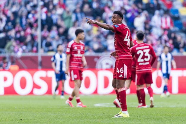 2. Fussball Bundesliga: Fortuna Düsseldorf 1895 - Hertha BSC Berlin; 22.03.2026 Sima Suso (Fortuna Düsseldorf, 46) brüllt 2. Fussball Bundesliga, Fortuna Düsseldorf 1895 - Hertha BSC Berlin, Düsseldorf, Merkur Spiel-Arena am 22.03.2026 DFL REGULATIONS PROHIBIT ANY USE OF PHOTOGRAPHS AS IMAGE SEQUENCES AND OR QUASI-VIDEO.