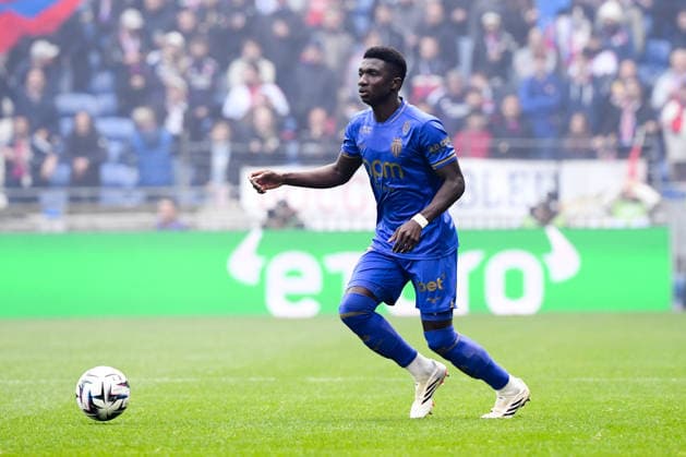 Olympique Lyonnais v AS Monaco - Ligue 1 McDonald s 2025 2026 15 Lamine CAMARA (asm) during the Ligue 1 McDonald s match between Lyon and Monaco at Groupama Stadium on March 22, 2026 in Lyon, France. Lyon France  Copyright: xFEPx 776348333