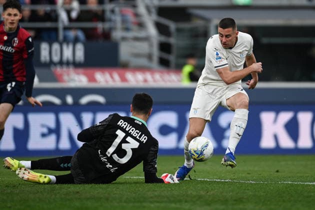 CALCIO - Serie A - Bologna FC vs SS Lazio Marusic Adam (SS Lazio) good chance during Bologna FC vs SS Lazio, Italian soccer Serie A match in Bologna, Italy, March 22 2026 Bologna Italy  Copyright: xIPAxSport ABACAx